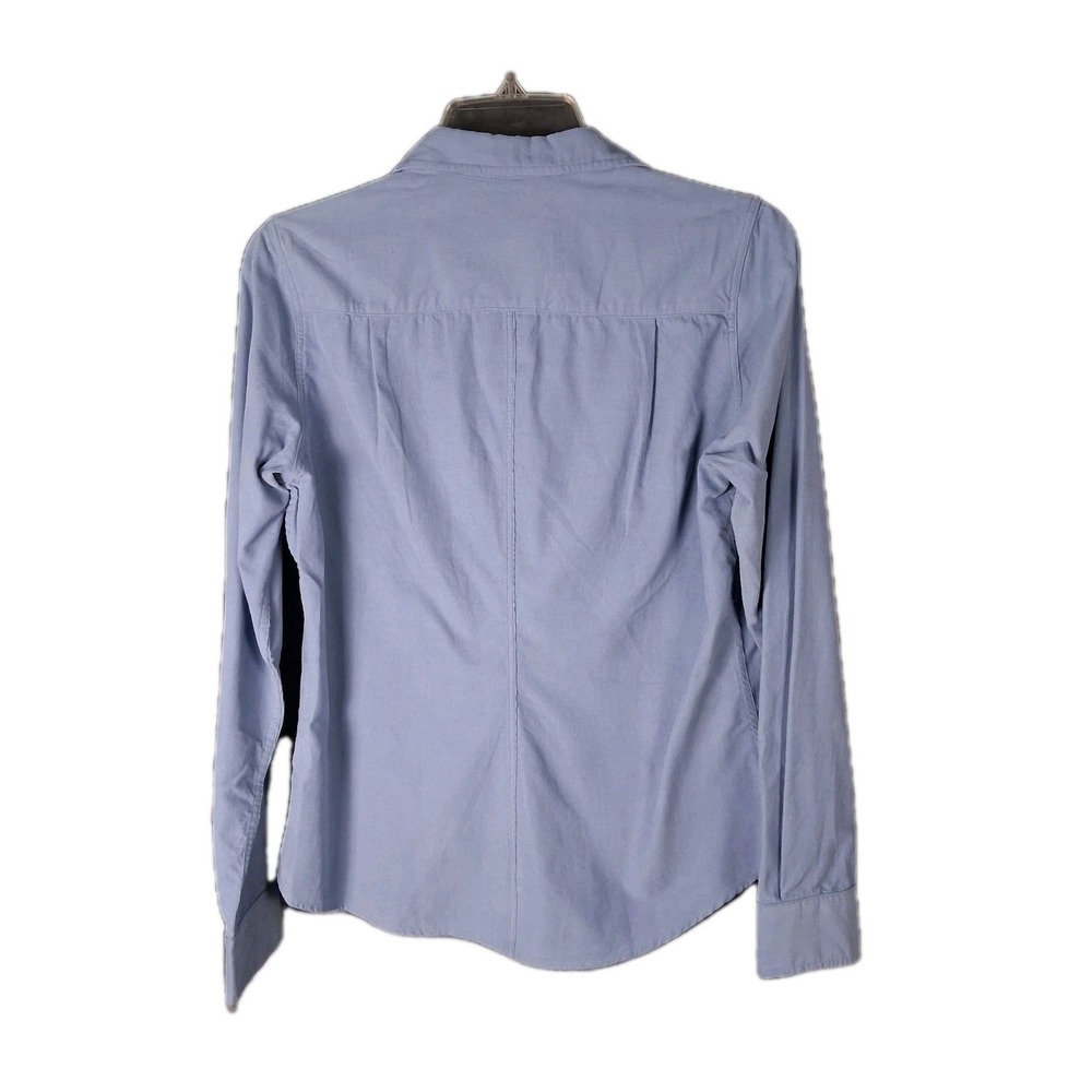 NWOT FRANK & EILEEN Womens Size Small Barry Corduroy Blue Long Sleeve Shirt $258 - Picture 5 of 16